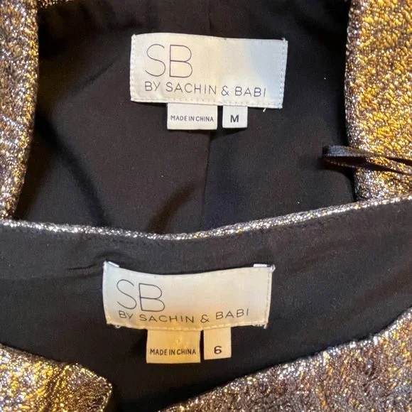 SACHIN & BABI High-Low Skirt and Jacket Set - Size M/6 - Picture 4 of 5